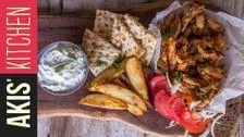 Greek Chicken Gyro | Akis Kitchen