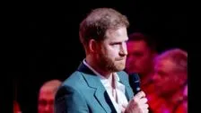 'I'm doomed': Prince Harry jokes about going bald
