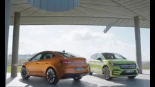 Even more sportiness with the SPORTLINE package and SKODA ENYAQ COUPÉ RS iV