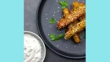 Perfect for dipping: Recipe for corn falafel sticks