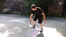 Blind on the skateboard? Nuremberg inspires with spectacular tricks