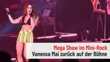 Vanessa Mai like unleashed: Stage comeback in a miniskirt