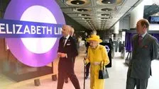 After several cancellations: Queen surprisingly visits new Elizabeth line of the London Underground