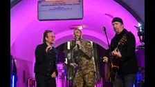 EXCLUSIVE: Taras Topolia thanks U2's Bono for his 'powerful' and 'symbolic' performance in Ukraine