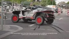 The Audi RS Q e-tron rocks Hamburg