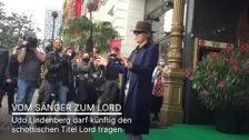 Udo Lindenberg is now a Scottish lord