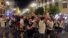 Party, beer and ecstasy! Eintracht fans take Seville