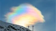 Spectacular spectacle in the sky: Iridescent clouds