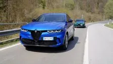 Alfa Romeo Tonale in Green Driving Video