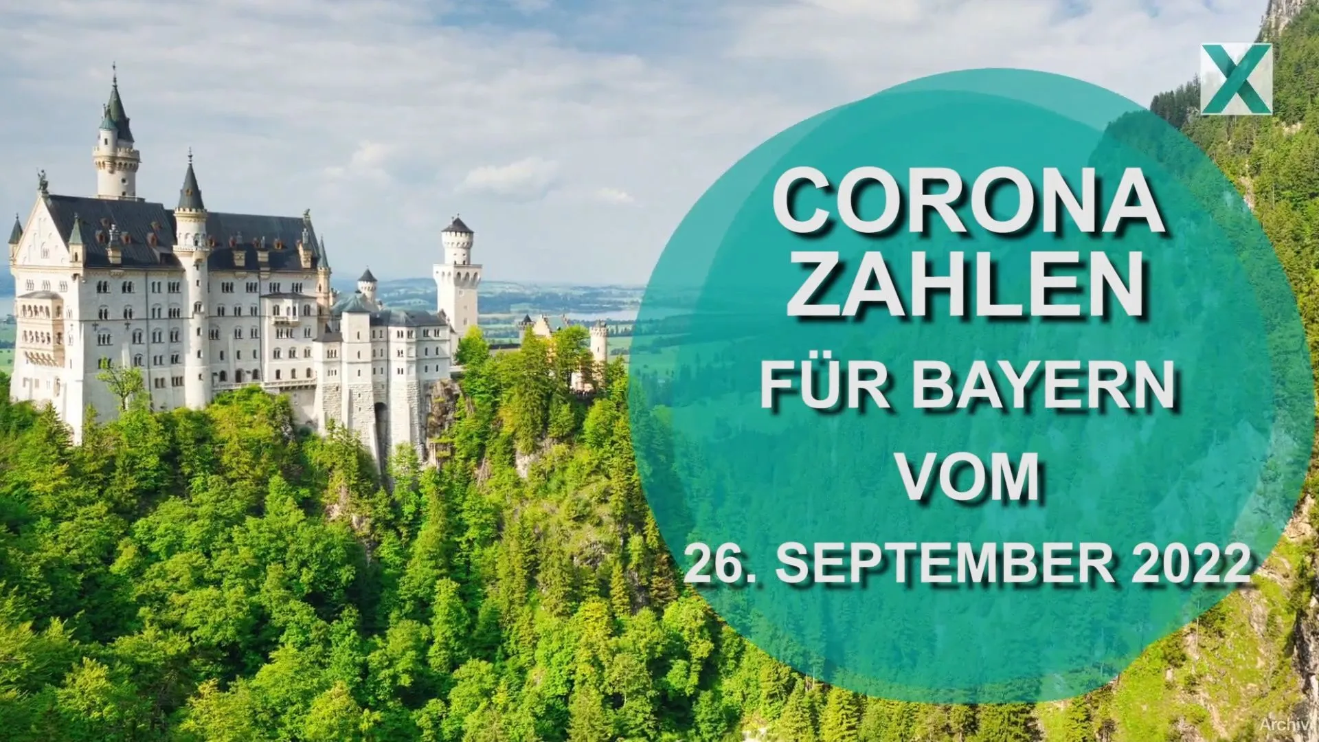 Cifras de contagio de Corona en Baviera a fecha de 26.09.2022