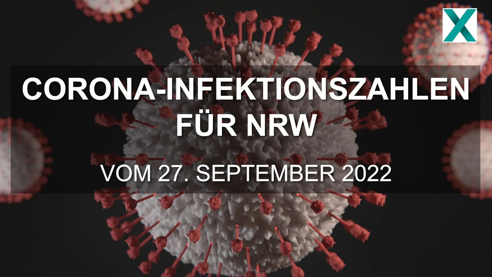 Corona-Infektionszahlen für NRW vom 27.09.2022
