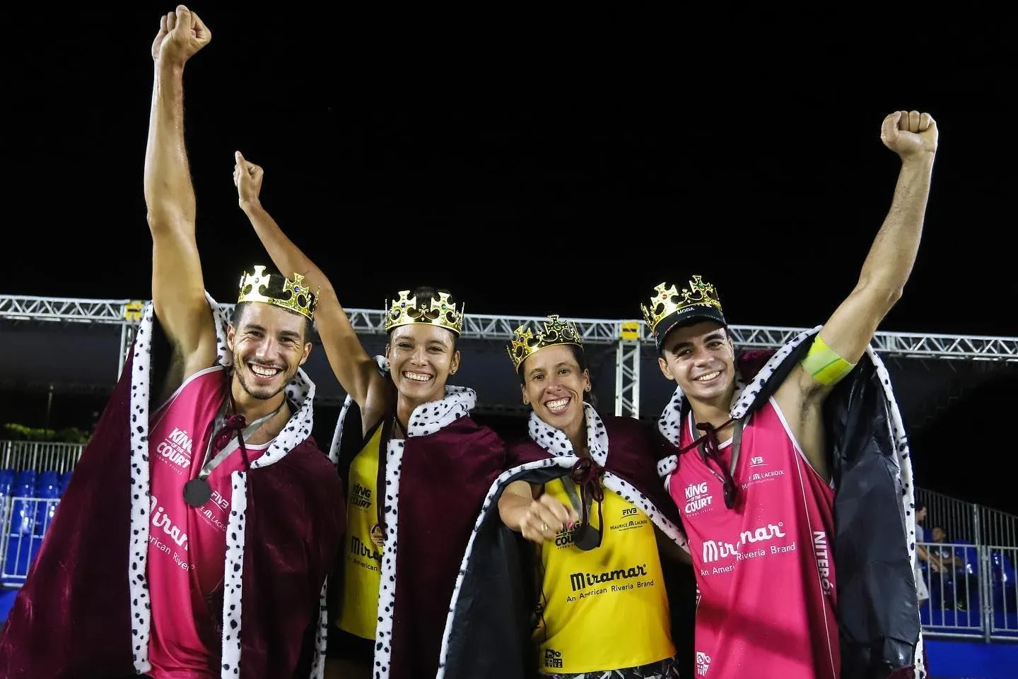 Det brasilianska damlaget vinner inför hemmapubliken i King of the Court Rio de Janeiro 2022