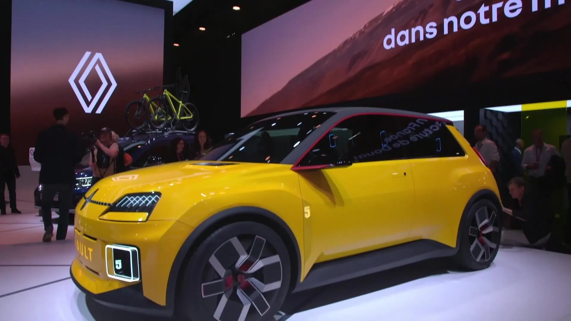 The new Renault 5 Prototype at the 2022 Paris Motor Show