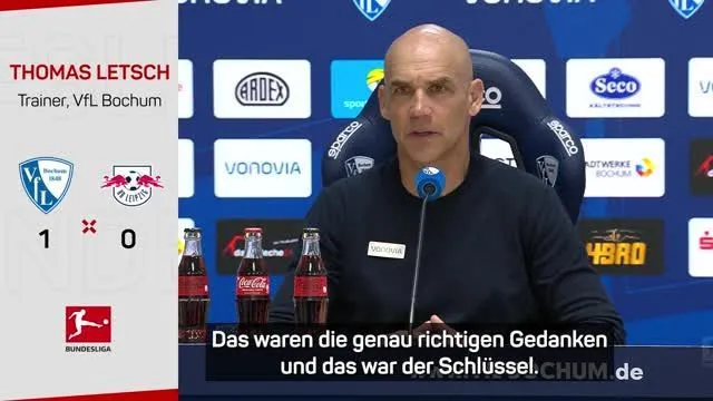 Le VfL Bochum fête sa deuxième victoire d'affilée et se libère ainsi provisoirement de la lanterne rouge. Thomas Letsch nous livre les réflexions tactiques d'un entraîneur et nous explique comment il a préparé ses joueurs pour ce match.