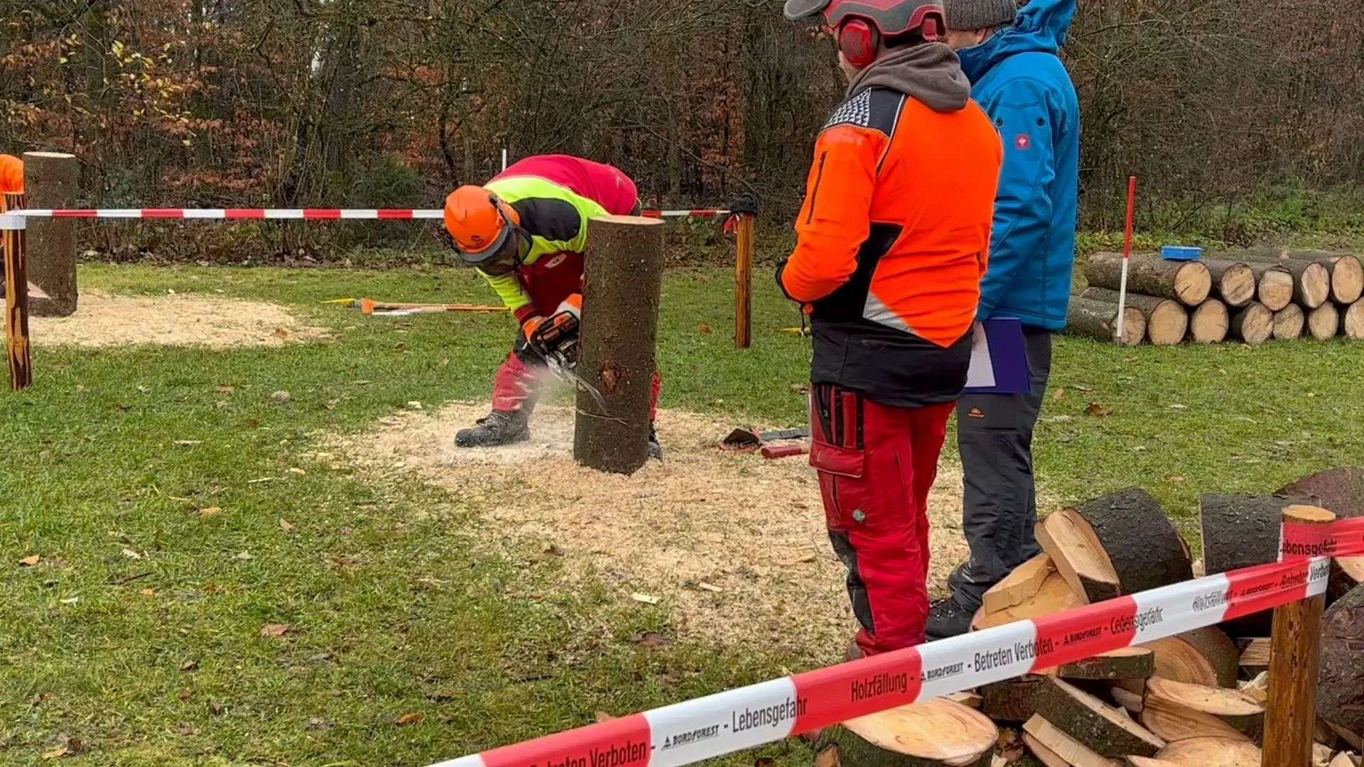 Forstlicher Wettbewerb im Walderlebniszentrum