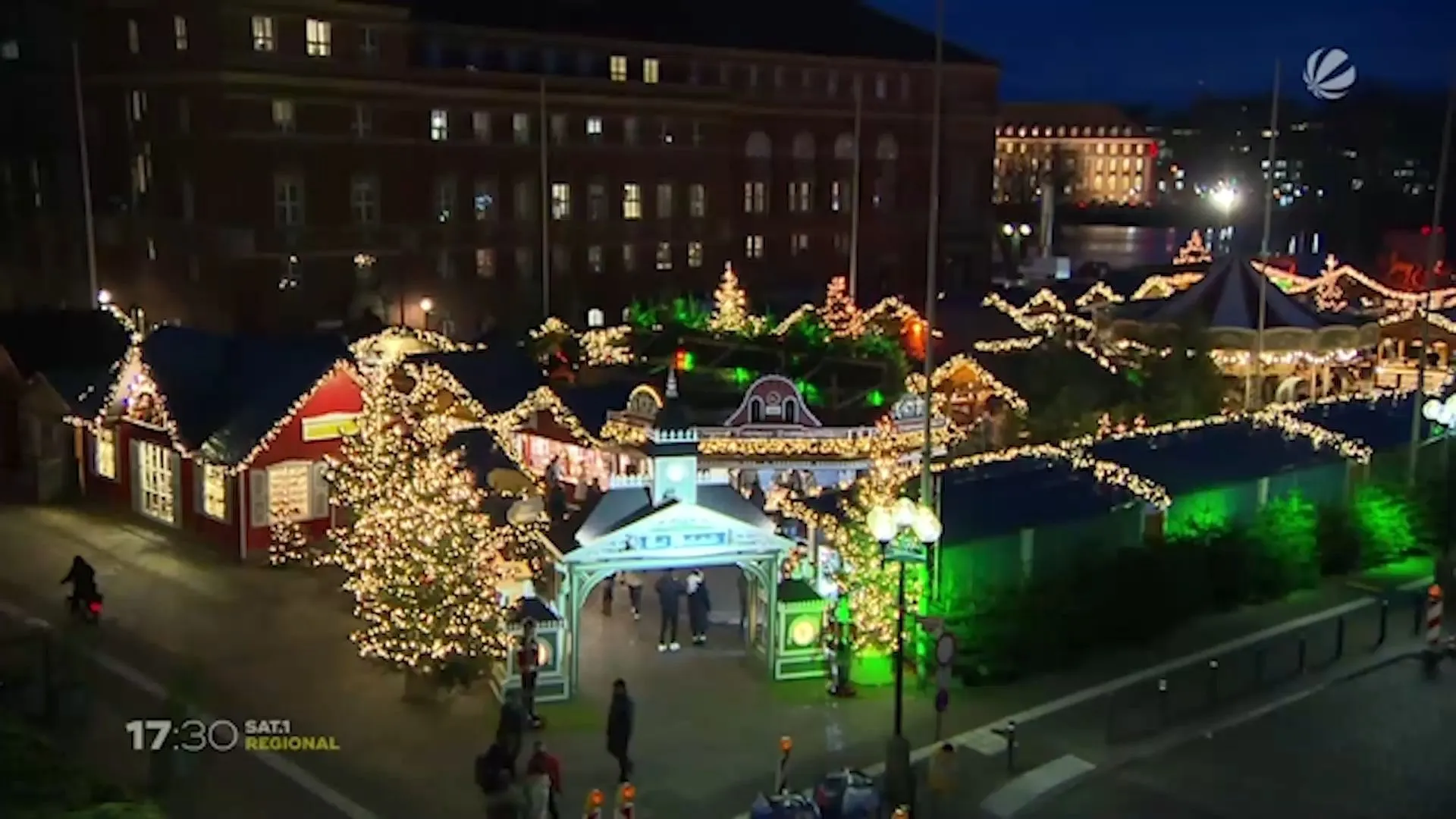Weihnachtsdorf, Winterwald und Weihnachtsmarkt in Kiel