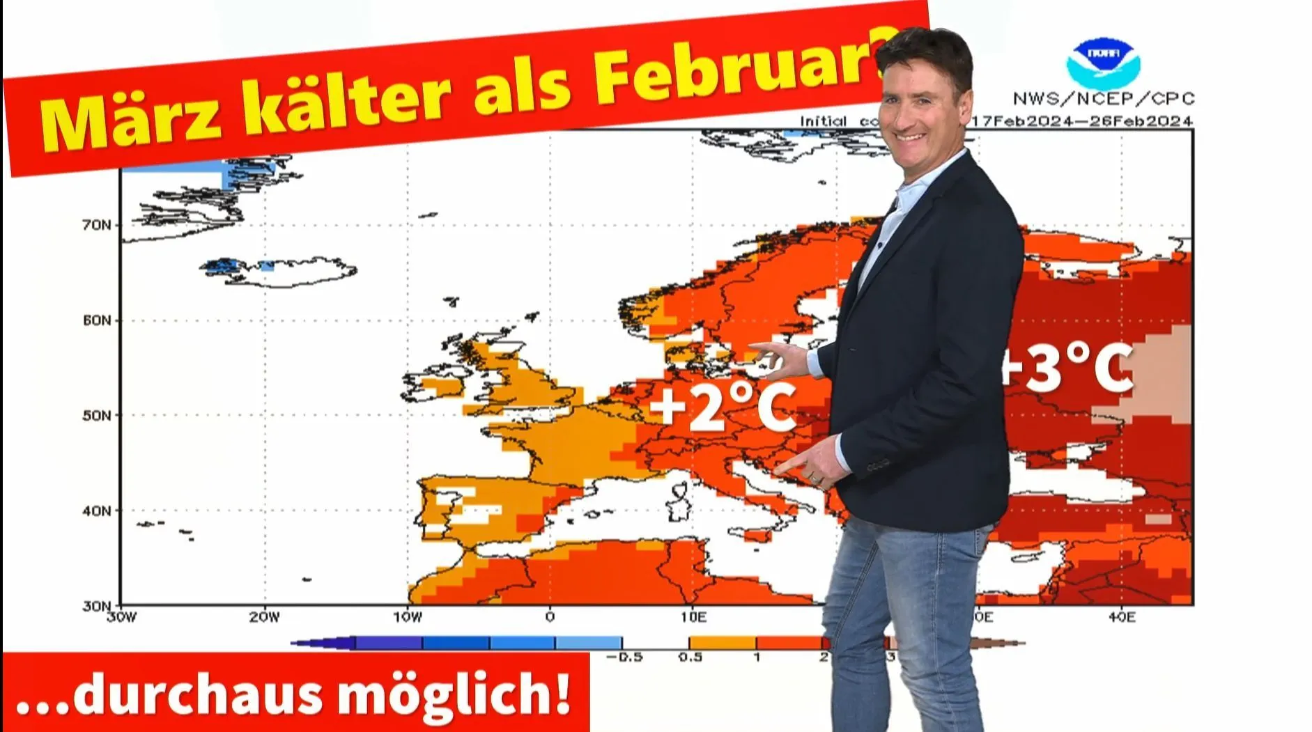 Kurios: Der März 2024 könnte kälter als der aktuelle Februar ausfallen!