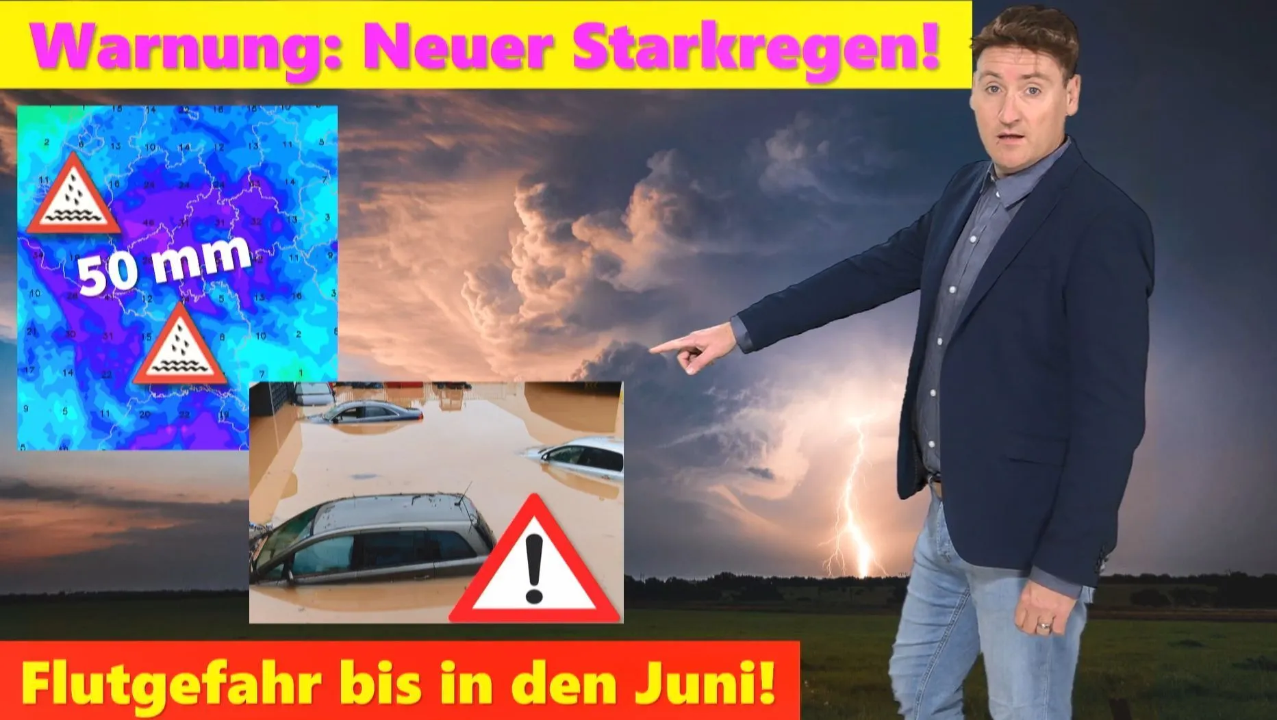 This does not look good: New deluge looming in Saarland and Rhineland-Palatinate!