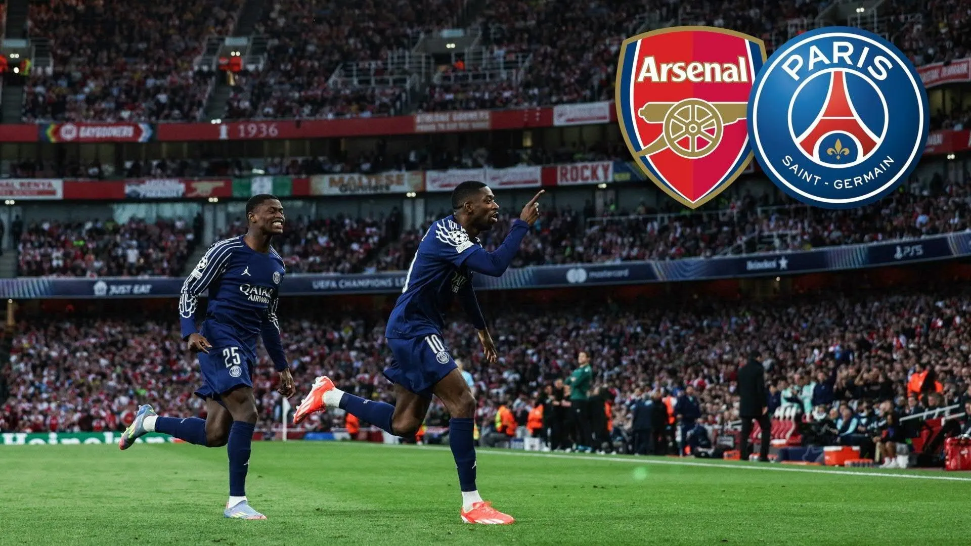 Blitztor Dembélé: PSG nach Sieg bei Arsenal auf Finalkurs