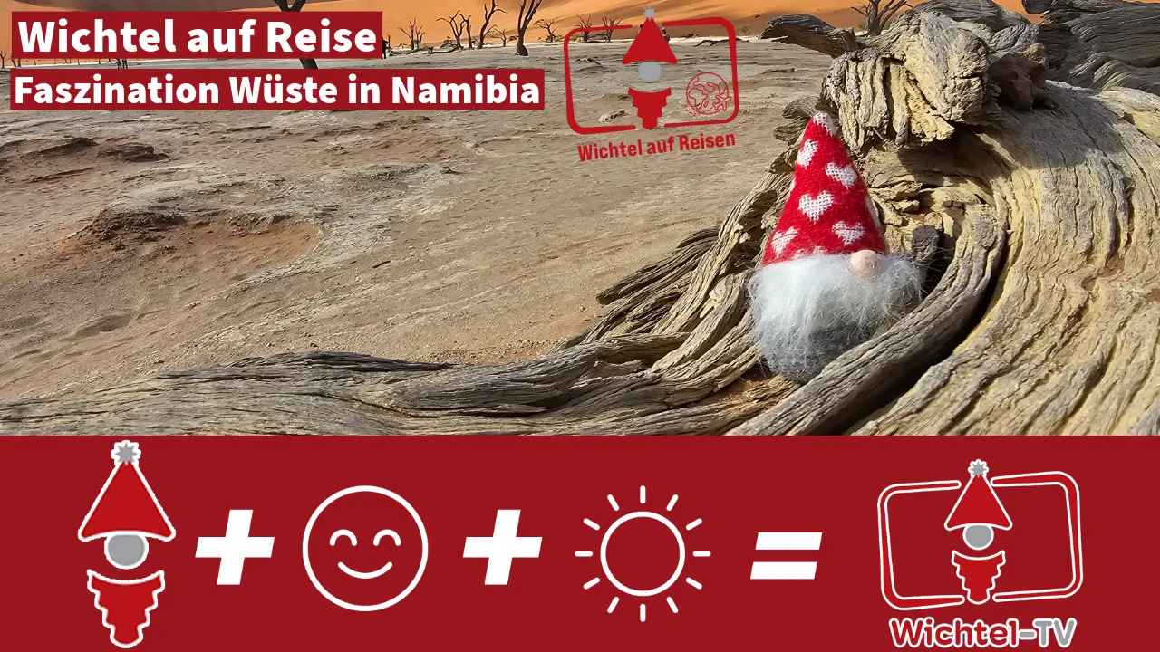 Wichtel-Geschichten: Ein Wichtel erkundet die Namib Wüste