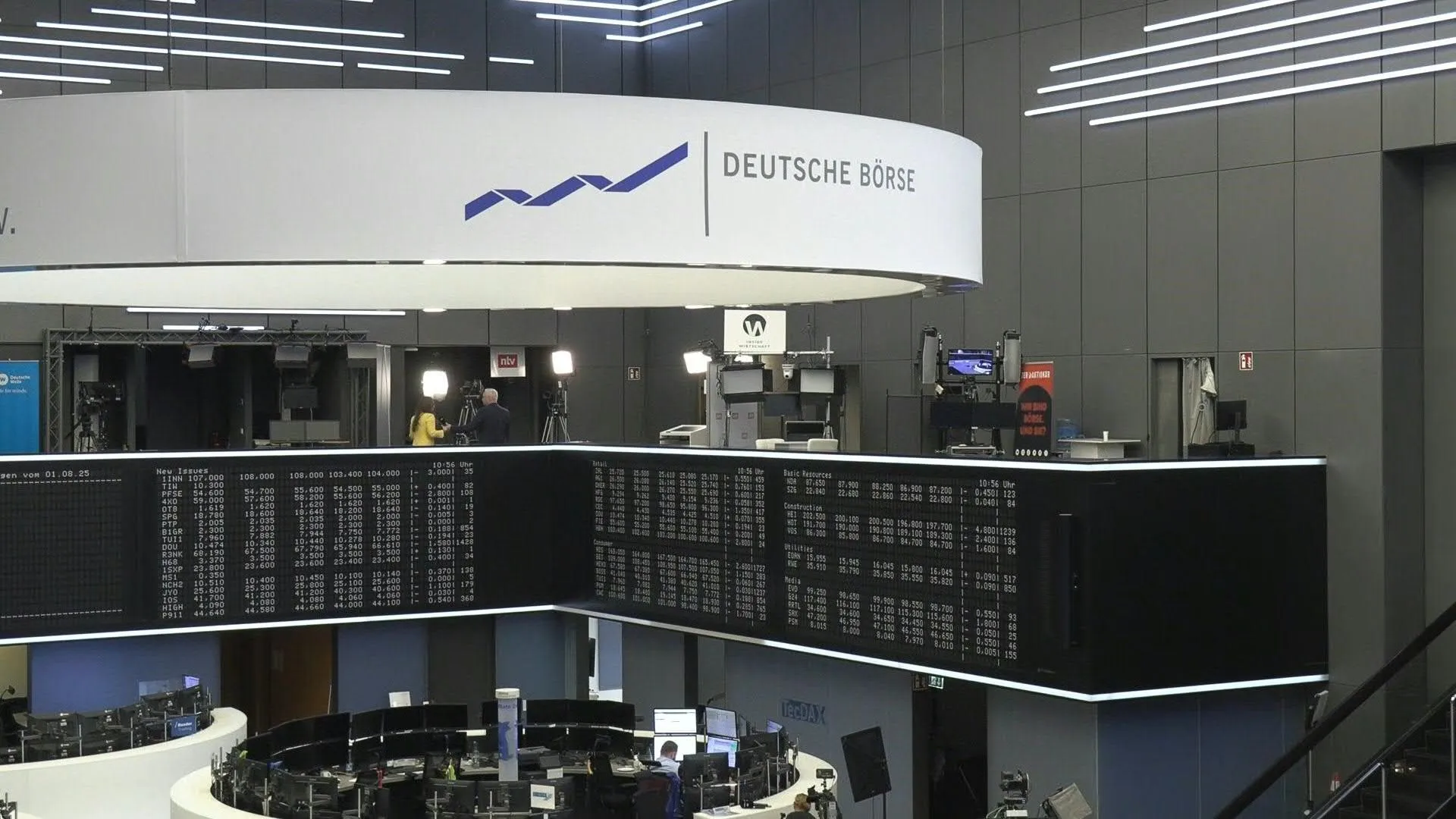Borsa di Francoforte in calo dopo l'annuncio di nuove tariffe da parte di Trump