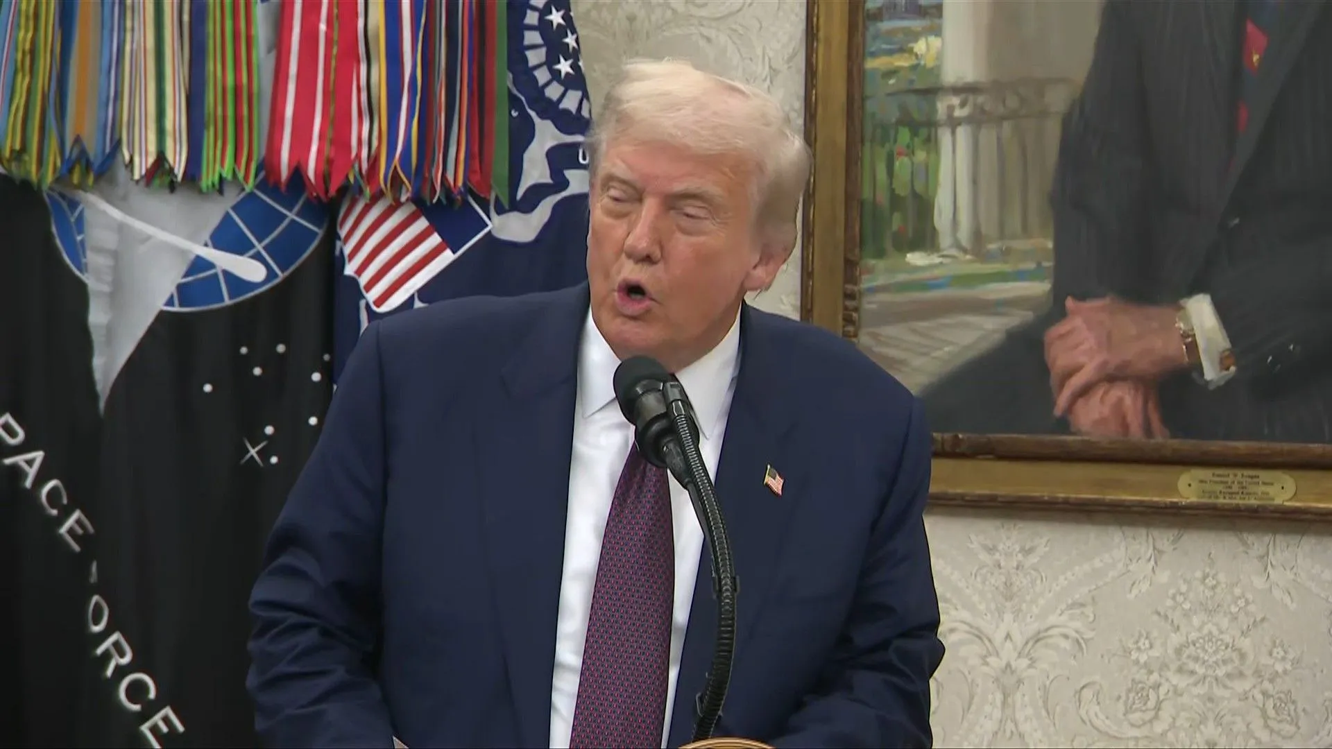 Trump says to impose 100 percent tariff on semiconductors