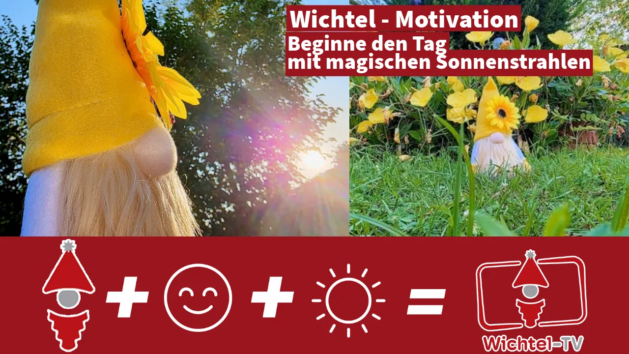 Wichtel-Motivation: Den Tag mit magischen Sonnenstrahlen beginnen