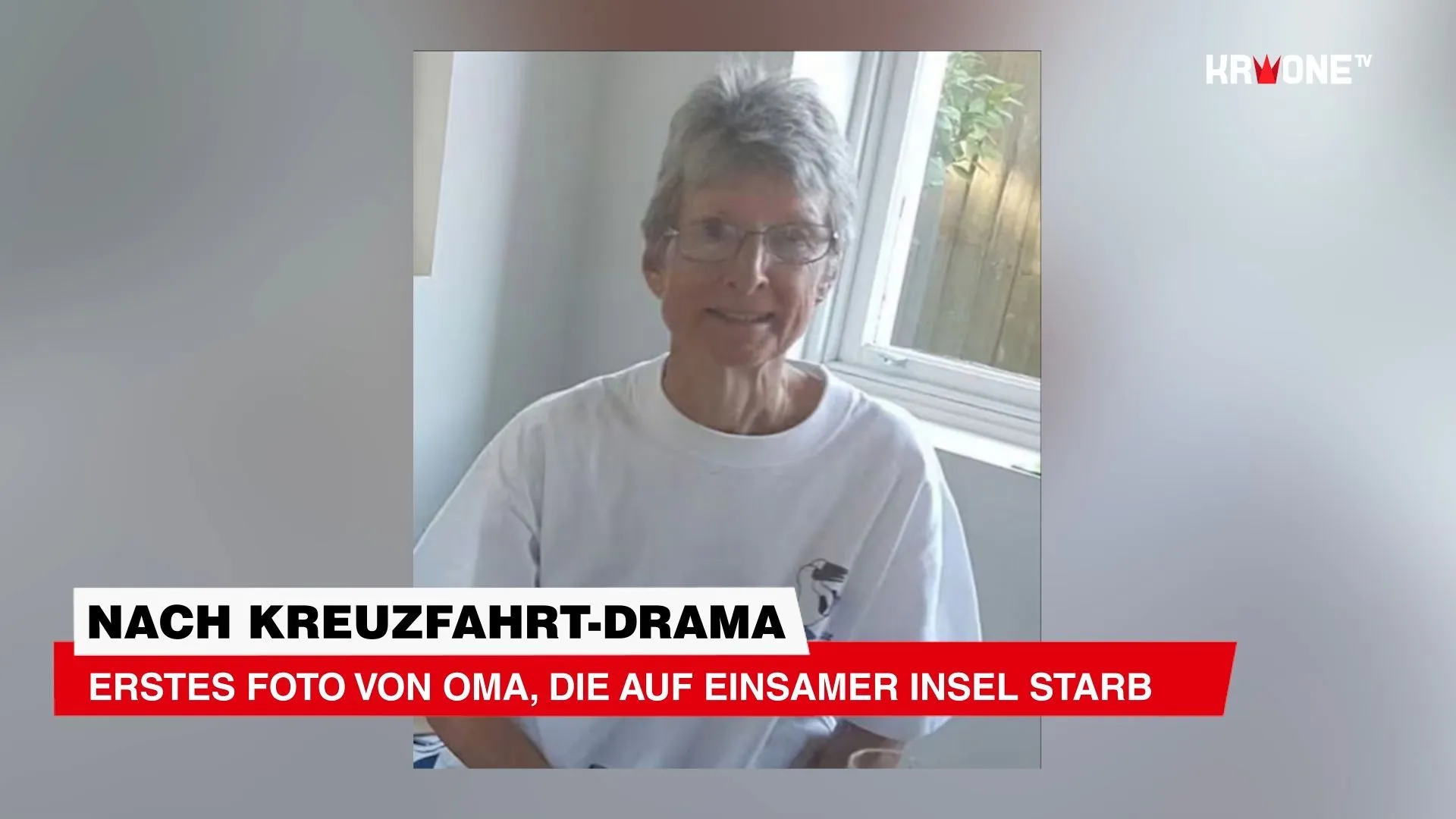 Erstes Foto von Oma, die auf einsamer Insel starb