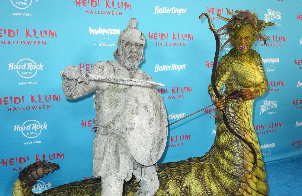 Heidi Klum transformed into Medusa for her iconic Halloween party