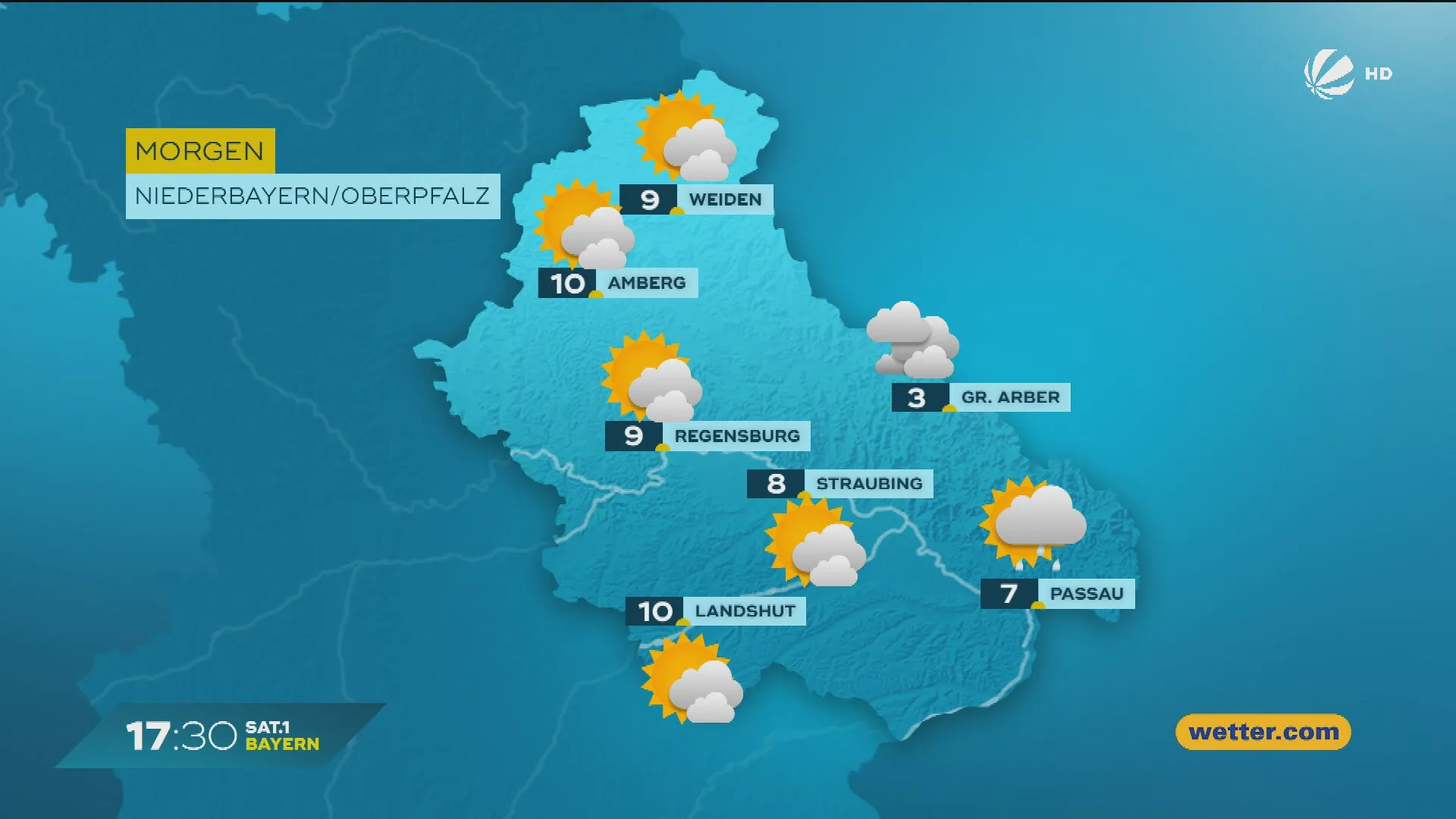 Das Bayern-Wetter vom 10.11.2025: Milde Temperaturen vor dem Wettersturz