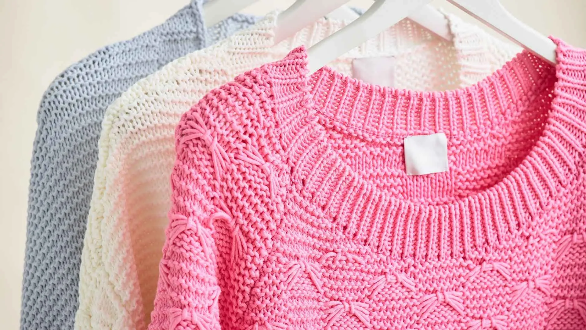 This sweater hardly needs washing