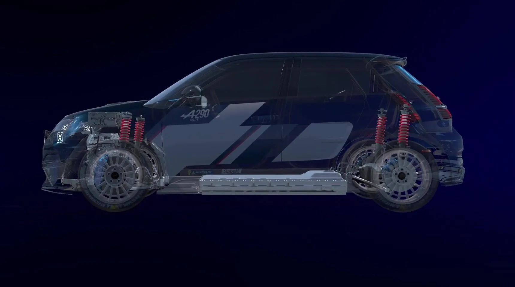 Alpine A290 Rally - 3D Animation