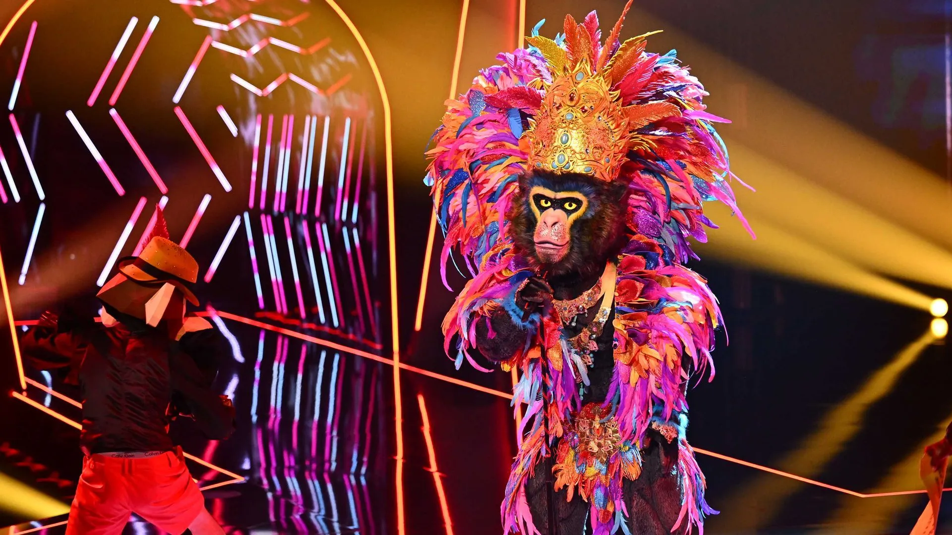 King verwandelt Elvis in einen Dschungel-König: 