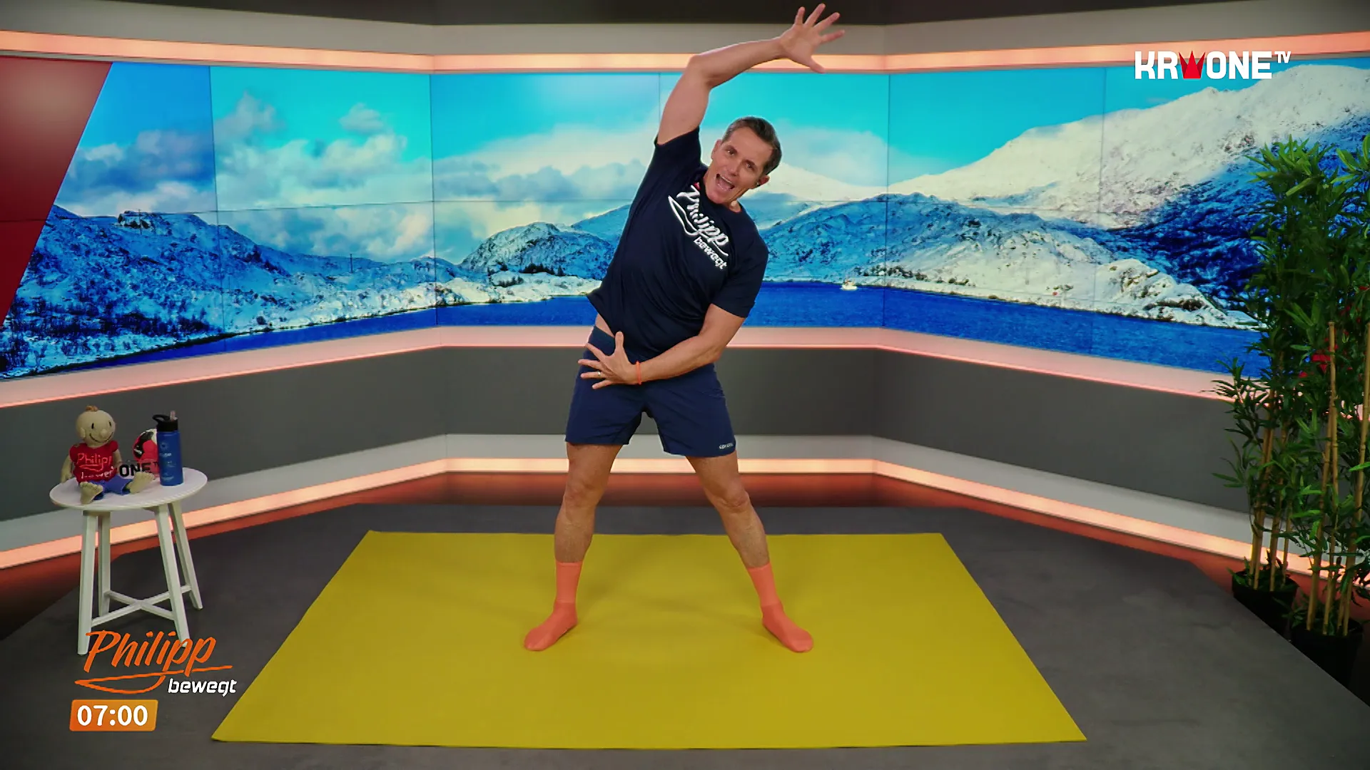 Gegen den kalt-nassen Montag hilft nur Bewegung mit Philipp!