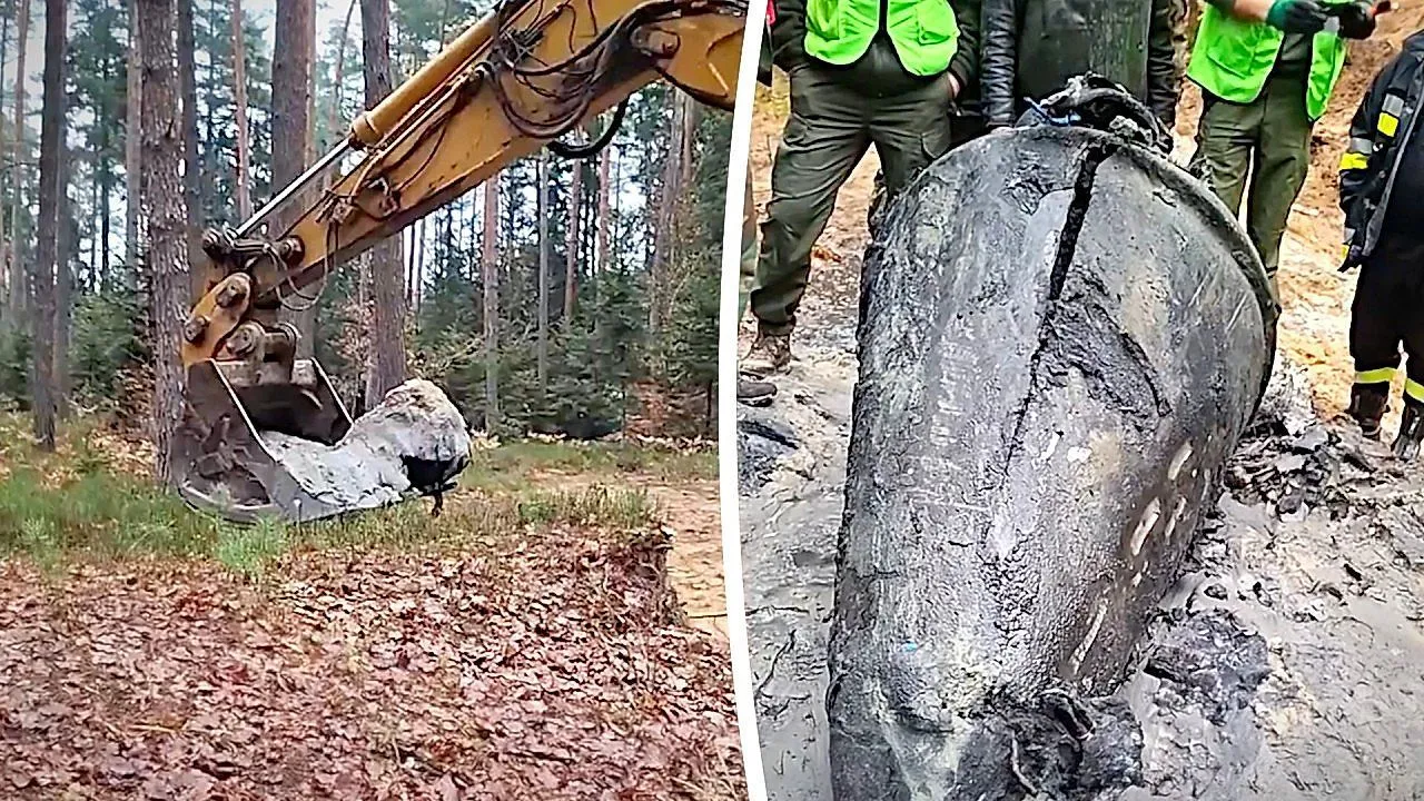 Rare WWII-era Nazi V-2 rocket recovered from former German test site