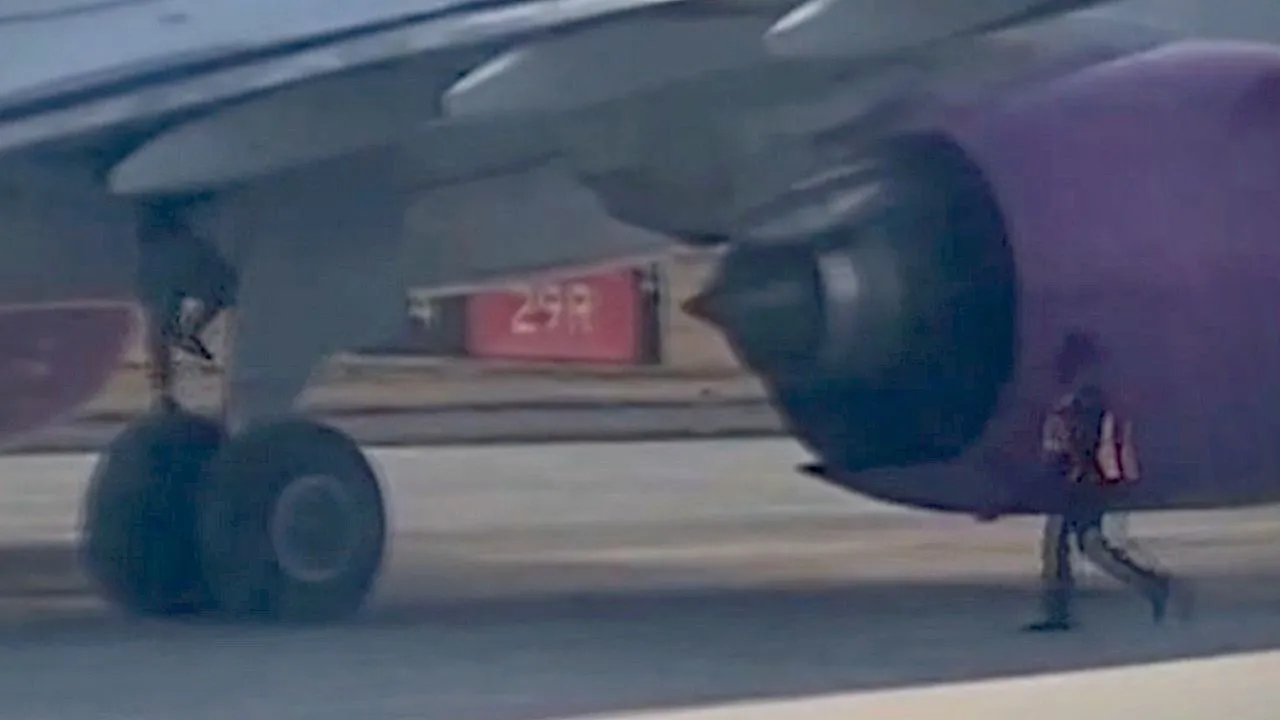 Intruso na pista impede avião momentos antes da decolagem no México