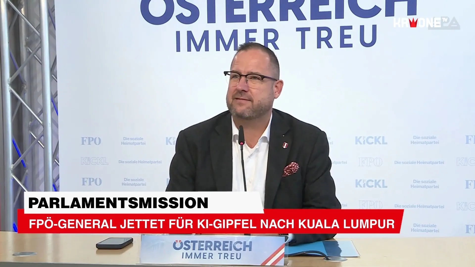 FPÖ-General jettet für KI-Gipfel nach Kuala Lumpur