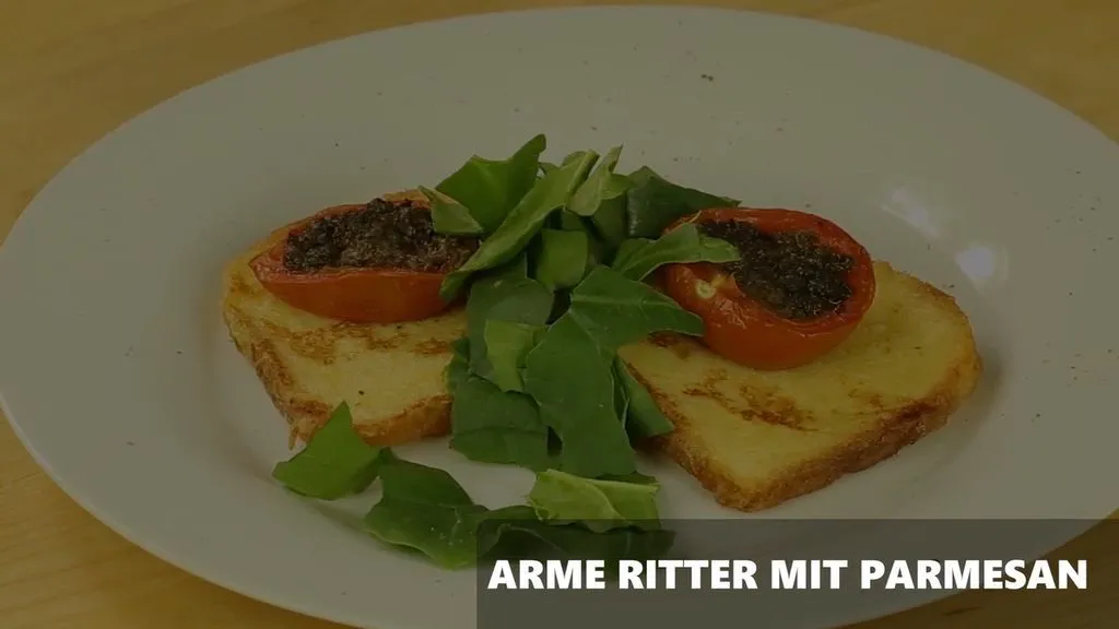 Arme Ritter mit Parmesan