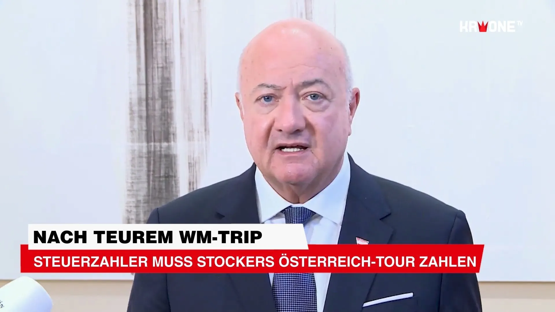 Nach teurem WM-Trip: Steuerzahler muss Stockers Österreich-Tour zahlen