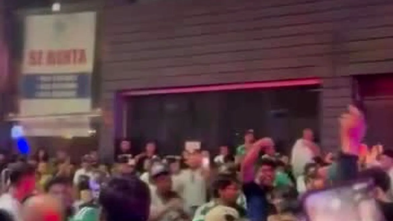 Mexico fans remain upbeat as they celebrate despite World Cup exit