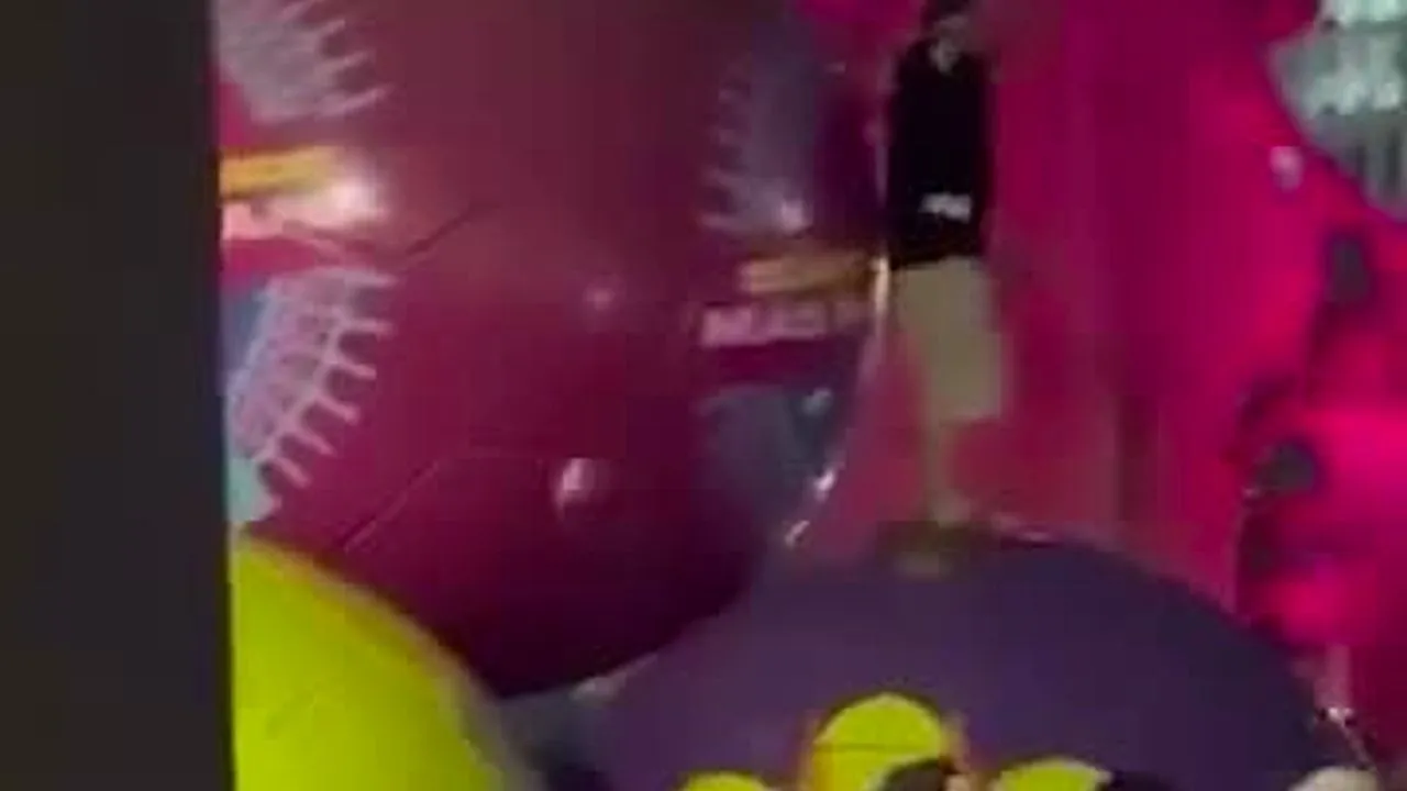 Unruly football fan arrested after toppling World Cup sculpture in Mexico