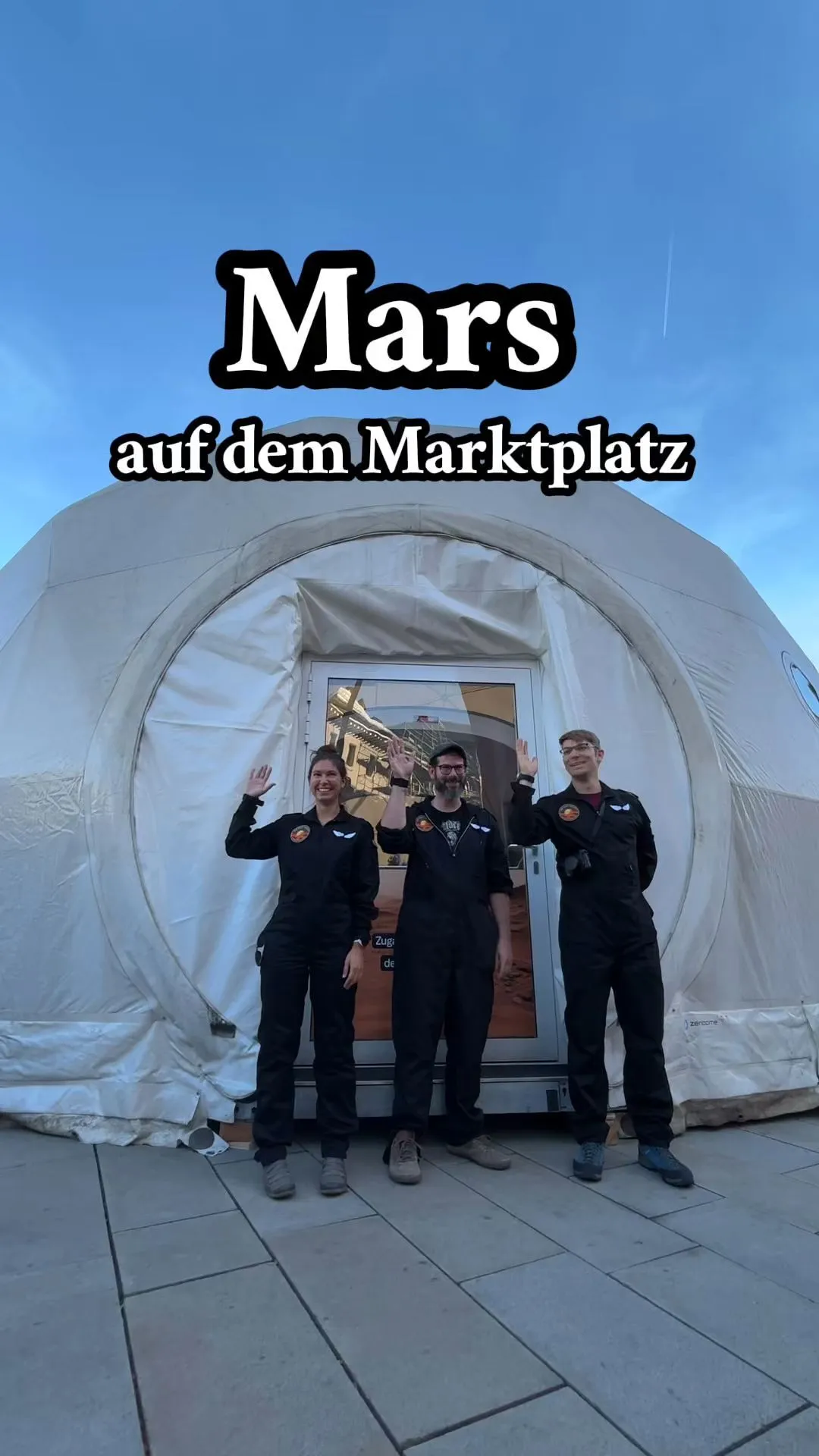 Mars-Mission auf dem Marktplatz: Warum leben drei Menschen mitten in der Stadt in Isolation?