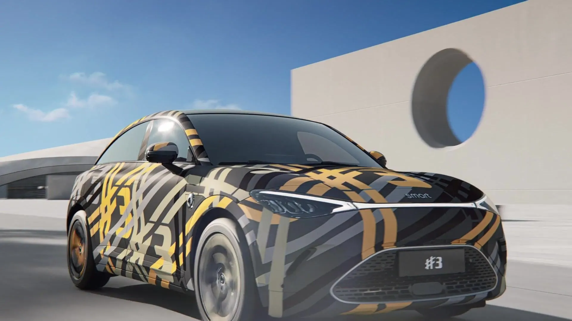 Nowy smart #3 Aerodynamiczny