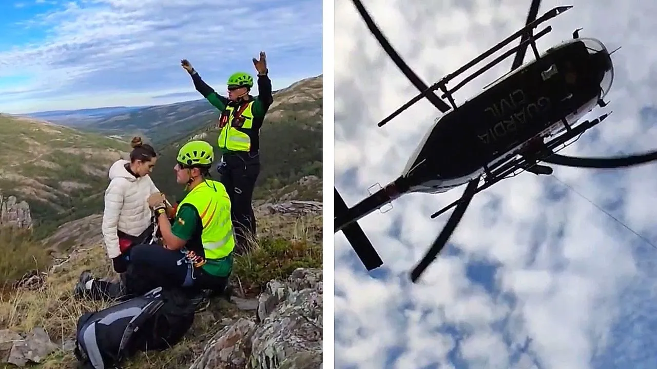 Two women rescued after becoming stranded in mountains in Spain