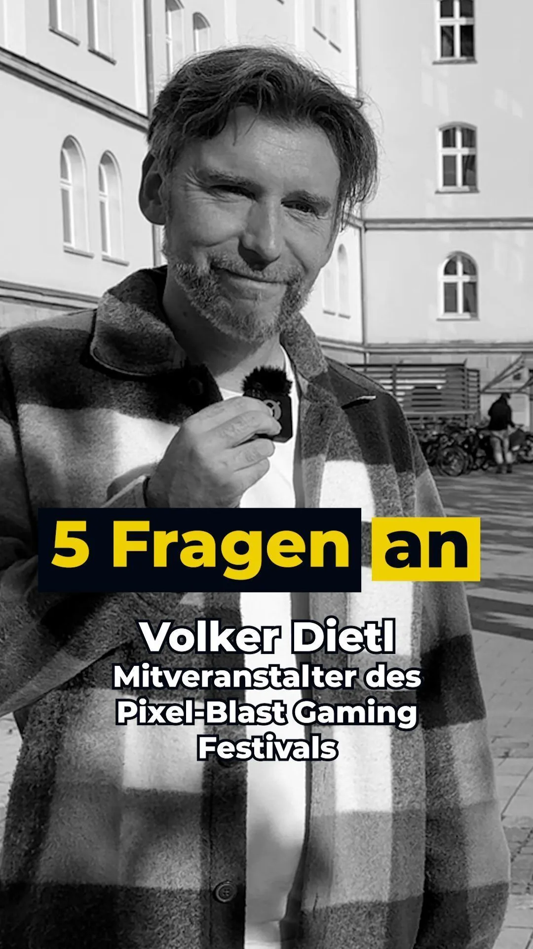 5 Fragen an Volker Dietl - Mitveranstalter des Pixel-Blast Gamnig Festivals