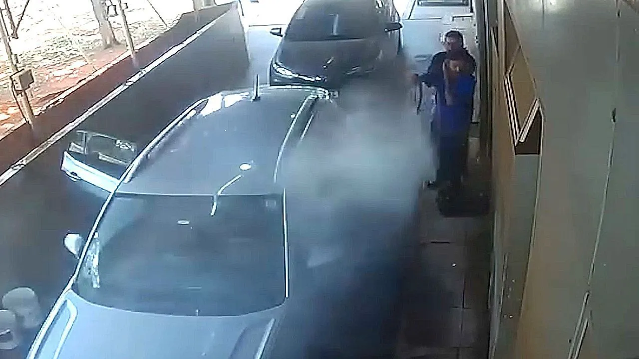 Angriff an der Zapfsäule: Bienenschwarm überfällt Tankstelle in Brasilien