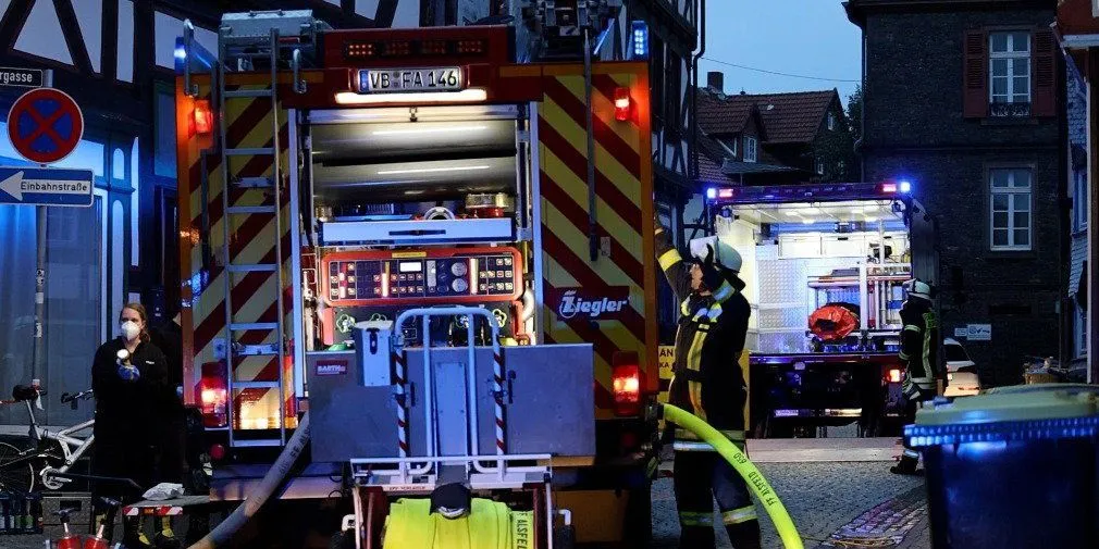 Feuerwehreinsatz mitten in Alsfelds Altstadt