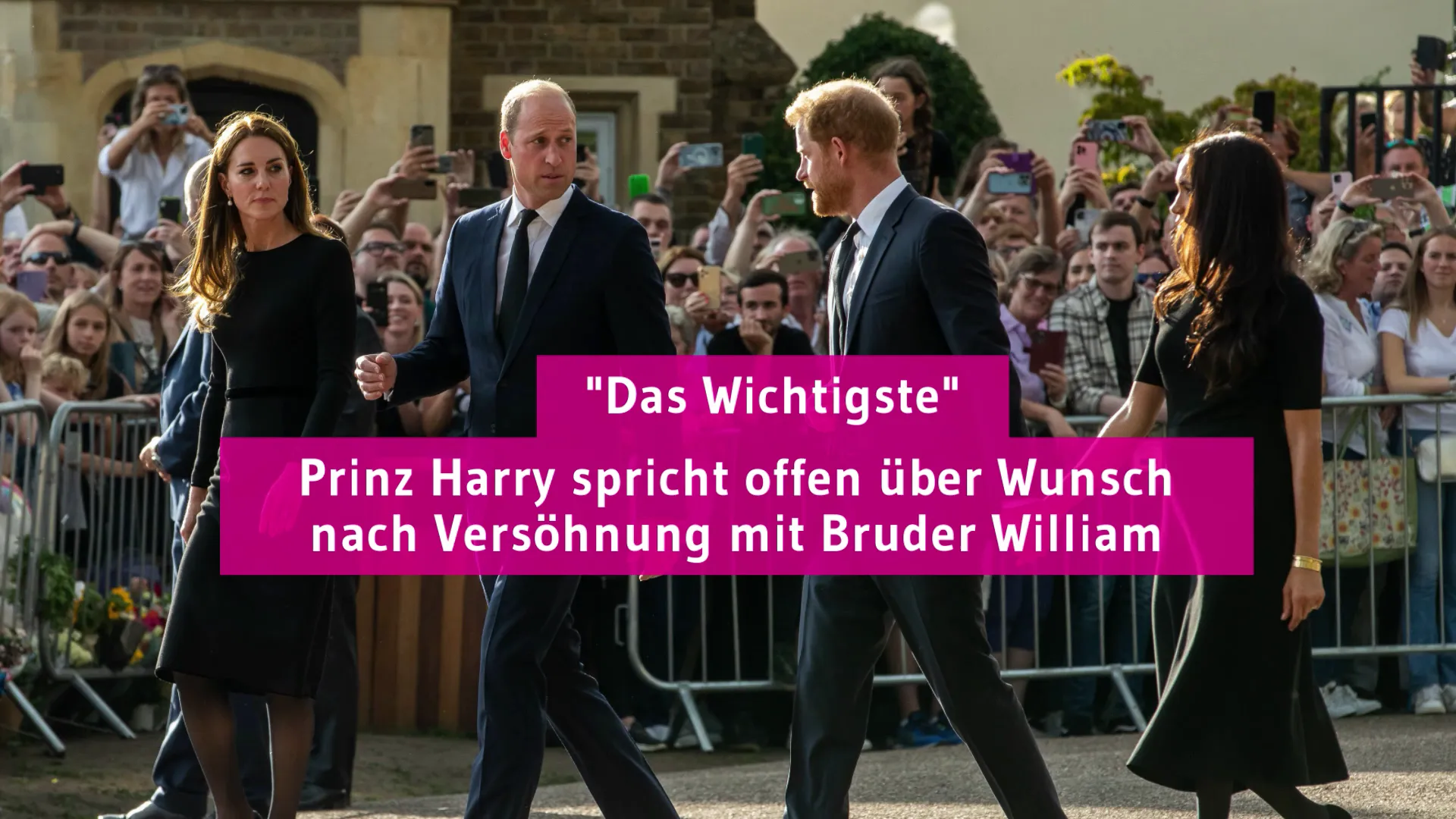 Im Interview: Prinz Harry spricht offen über Wunsch nach Versöhnung mit Bruder William