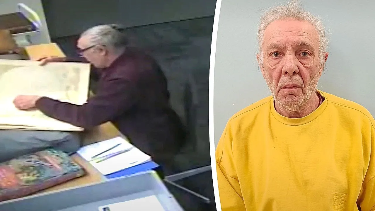 Man caught on CCTV stealing 350-year-old map from British museum