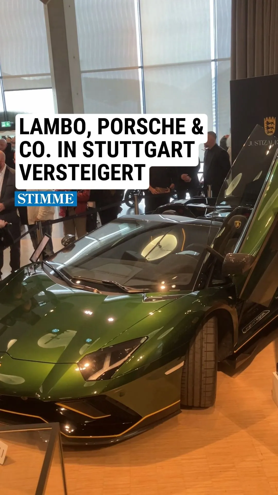 Lambo, Porsche & Co. in Stuttgart versteigert